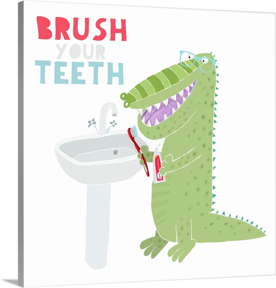 A Crocodile Toothbrush