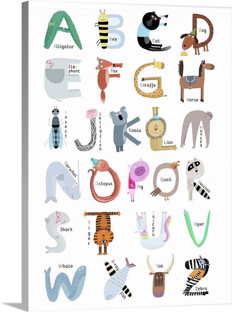 Alphabet Letters With Names