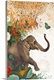 image thumbnail of Elephant and butterfly with ornate background
