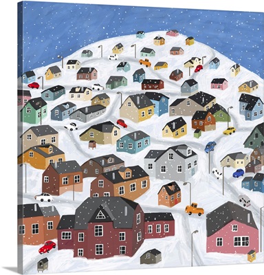 Greenland Snowy Village