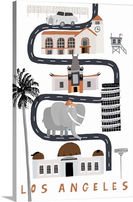 Los Angeles Black White Elephant image thumbnail