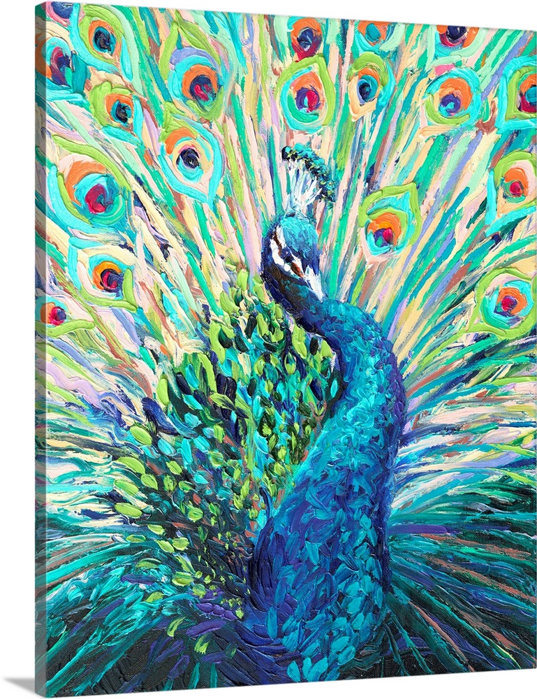 Pavo Real Peacock Wall Art, Canvas Prints, Framed Prints, Wall Peels ...