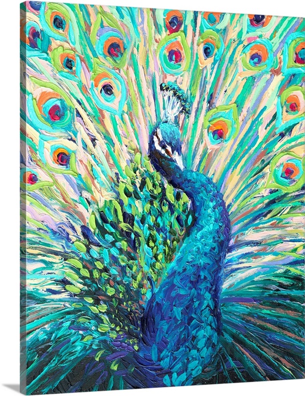 Original Ada Peacock Watercolor