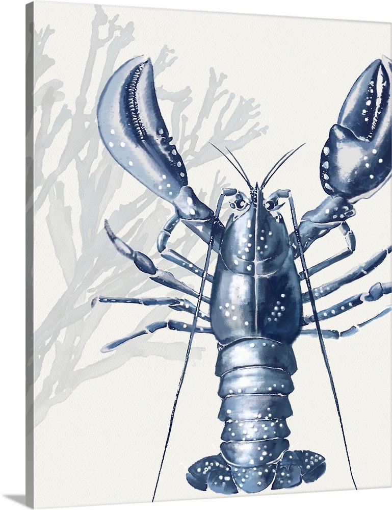 Lobster In Blue
