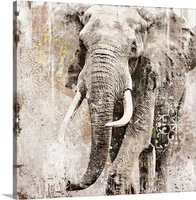 Ivory Portrait Elephant