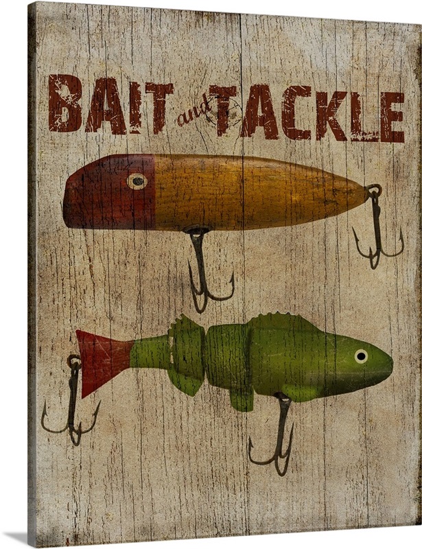 Lake Bait and Tackle Wall Art, Canvas Prints, Framed Prints, Wall Peels