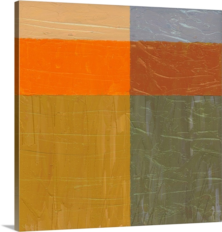 Orange and Grey Wall Art, Canvas Prints, Framed Prints, Wall Peels