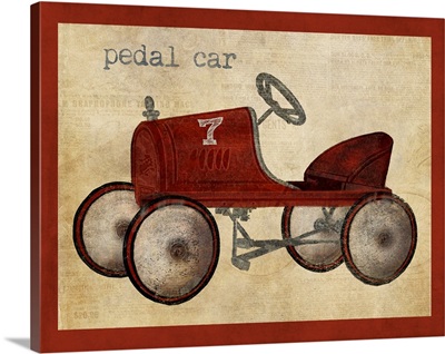 Vintage Riding Toy Pedal Car