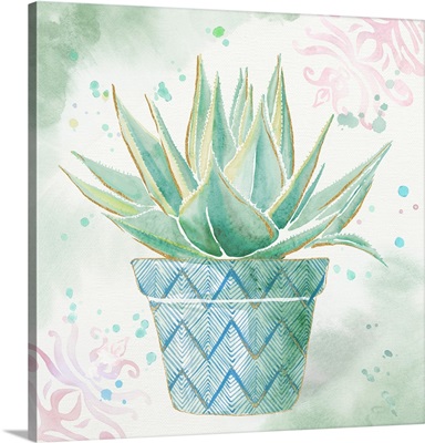 Watercolor Cacti III