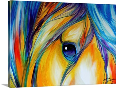 Equine Abstract Eye Of Loyalty