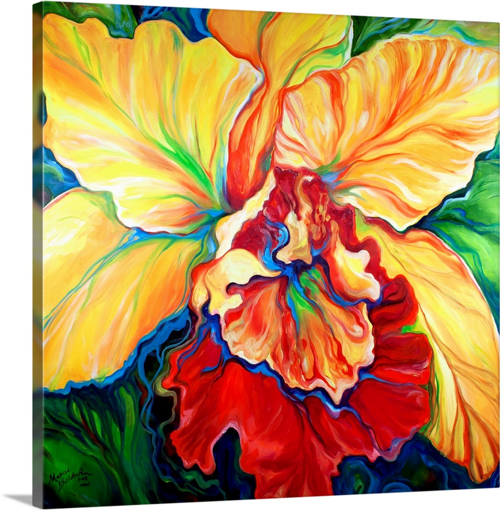 Murals FLOWERS ORCHID Fleece Canvas Picture-XXL Images Art Print 210955p 