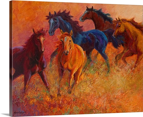 Free Range Horses Wall Art, Canvas Prints, Framed Prints, Wall Peels ...