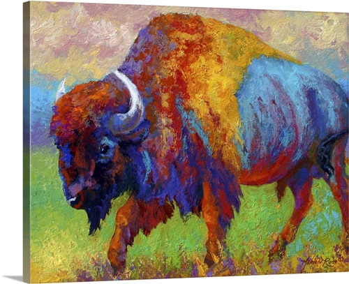 Journey Unknown Bison Wall Art, Canvas Prints, Framed Prints, Wall ...