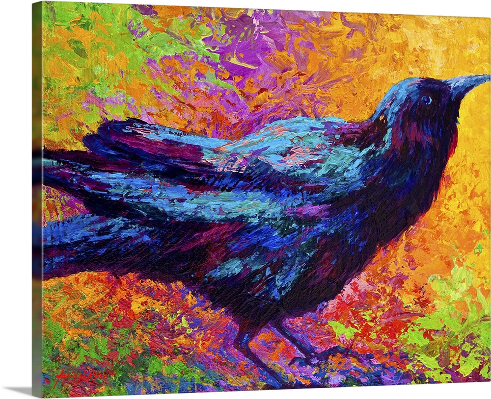 Poised Crow