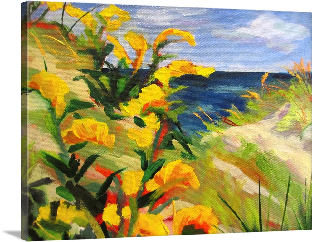 Flowers On The Beach