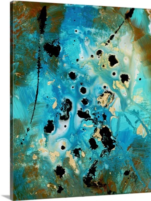 A River Runs Through It - Abstract Pour