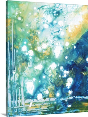 Aqua Dreams - Abstract Pour