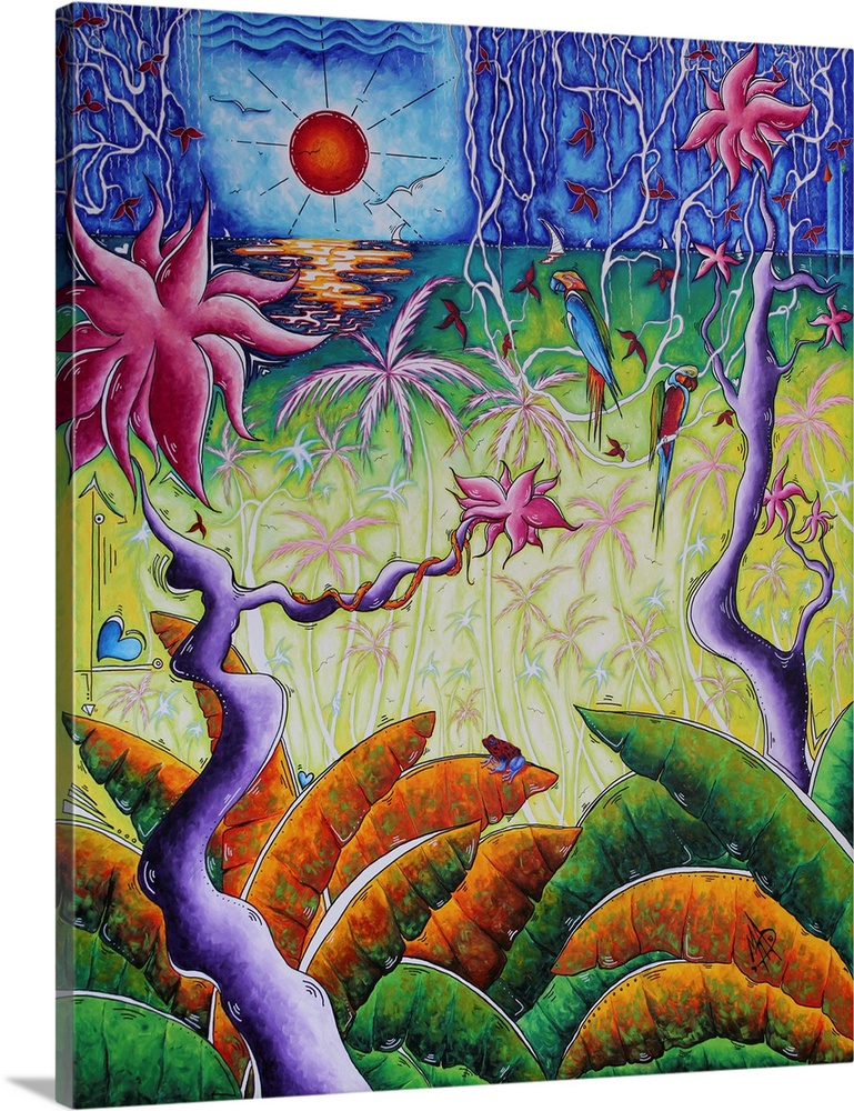 Deep In The Jungle - Tropical Jungle Sunset