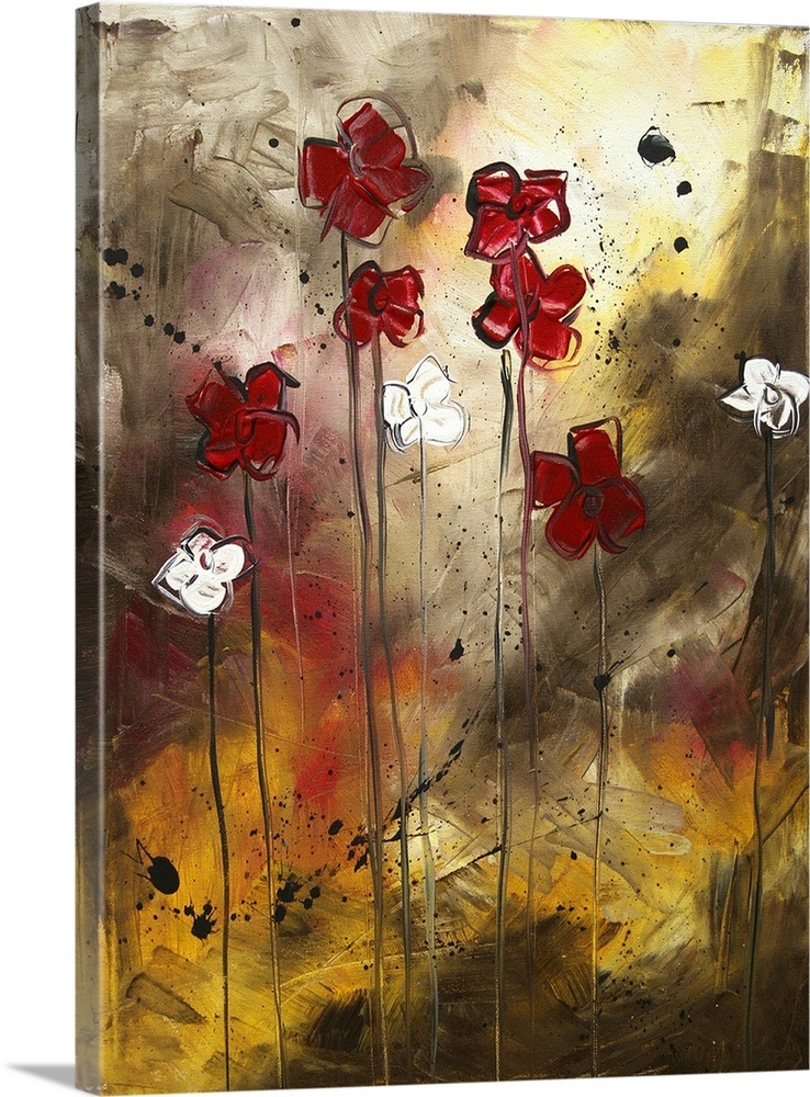 Floral Arrangement Wall Art, Canvas Prints, Framed Prints, Wall Peels