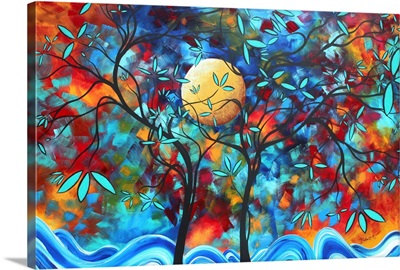 Lovers Moon  - Bold Vibrant Landscape Painting