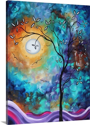 Moonshine - Abstract Landscape Tree