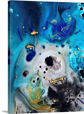 Ocean's Song 4 - Abstract Pour