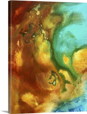 River Of Rust I -  Bold Modern Abstract Painting