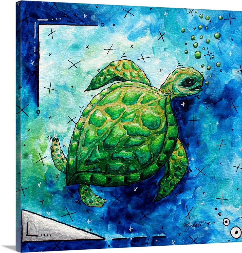 Sea Turtle Wall Art, Canvas Prints, Framed Prints, Wall Peels | Great ...