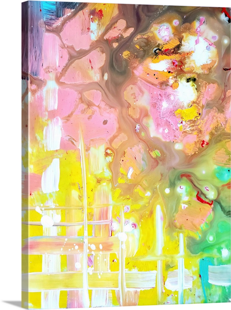 Summer Picnics - Abstract Pour