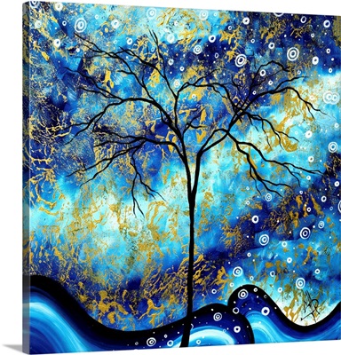 Winter Is Coming - Abstract Landscape Tree