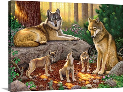 A Family Of Wolves