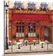image thumbnail of Painting of a Parisian cafe with seating out front.