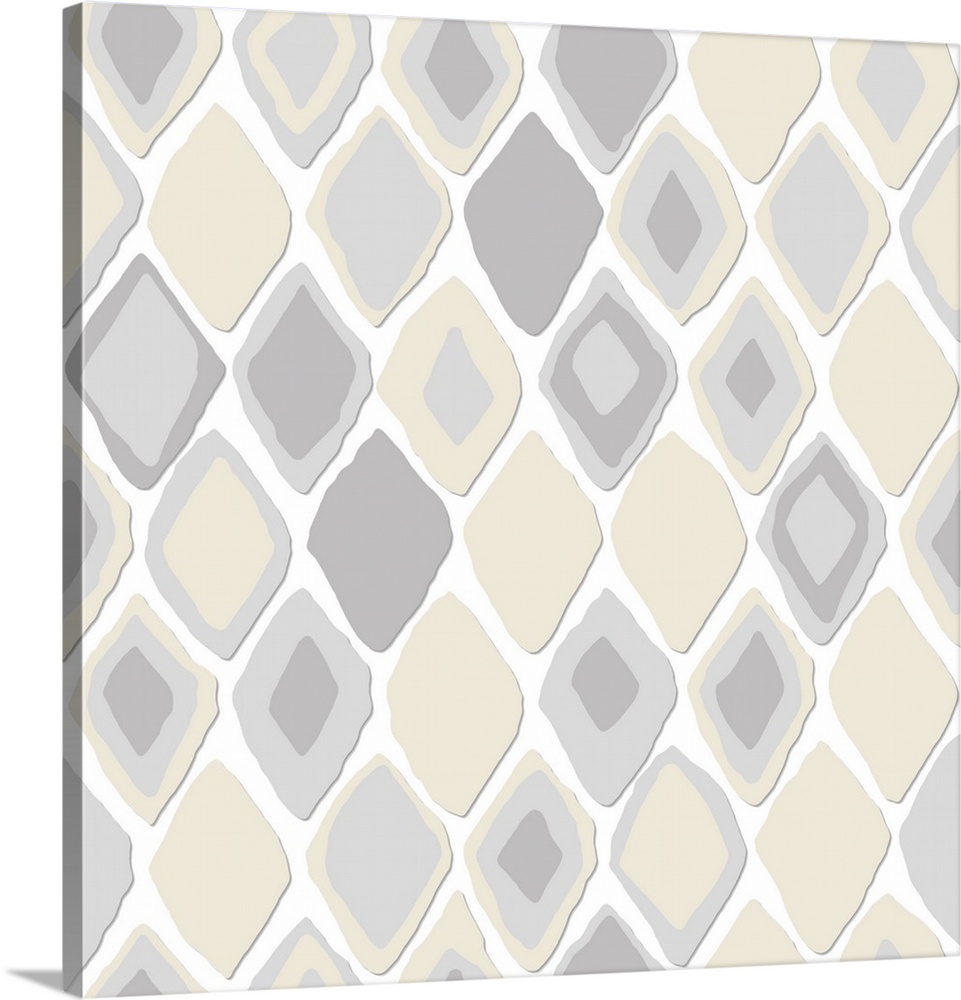repeating pattern ~ ikat inspired diamonds (Indian summer)