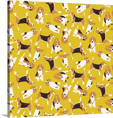 Beagle Scatter Yellow
