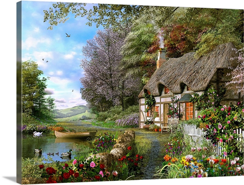 Countryside Cottage | Great Big Canvas