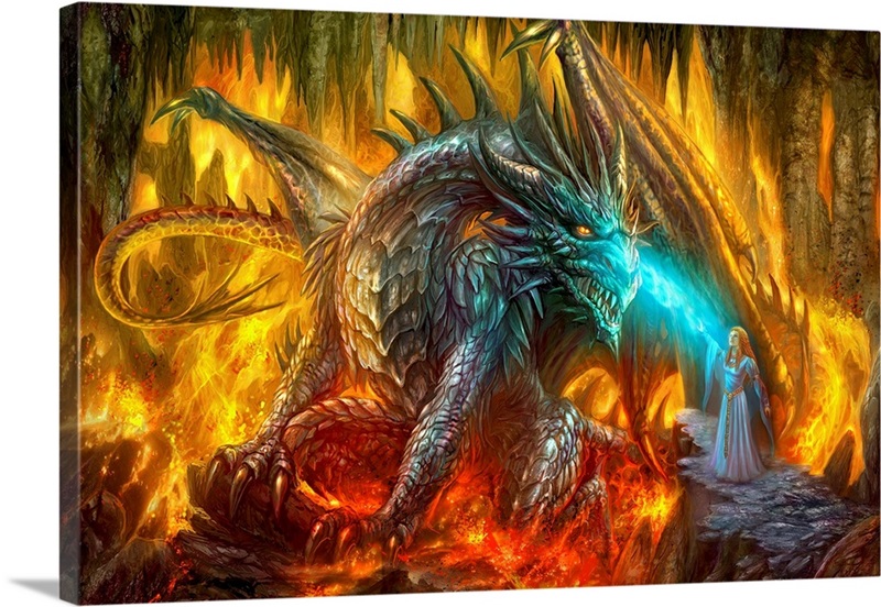 Dragon Of The Labyrinth Wall Art, Canvas Prints, Framed Prints, Wall ...