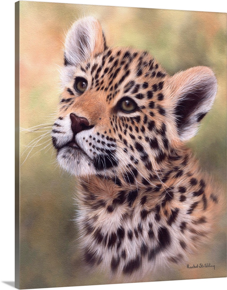 Wandbild  Leinwandbild Kunstdruck 20285_PP-1 Canvas Picture Print Jaguar in schw