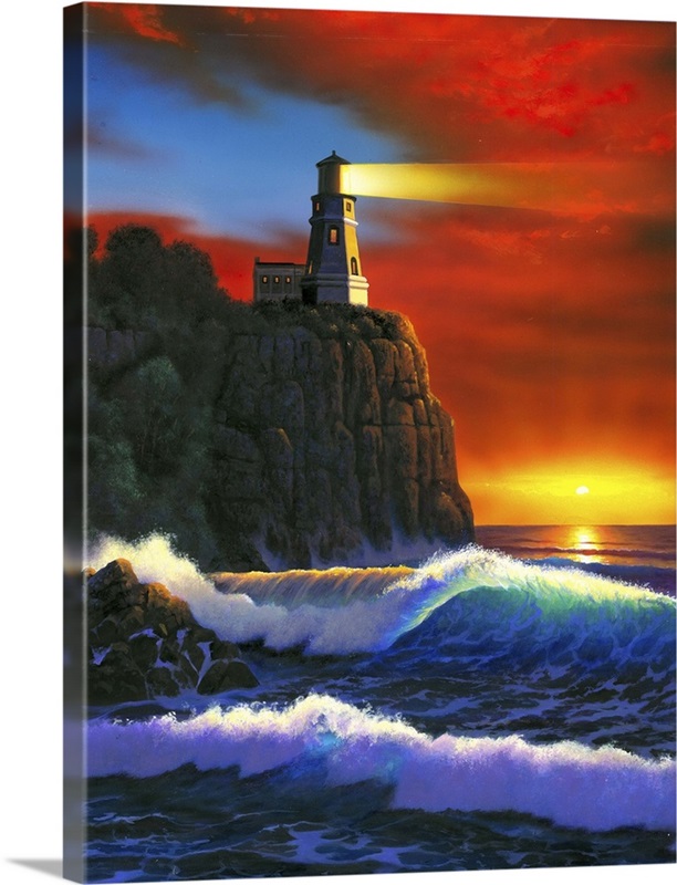 Split Rock Lighthouse Wall Art, Canvas Prints, Framed Prints, Wall