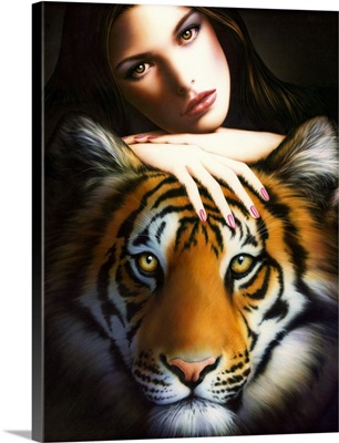 Tiger And Girl