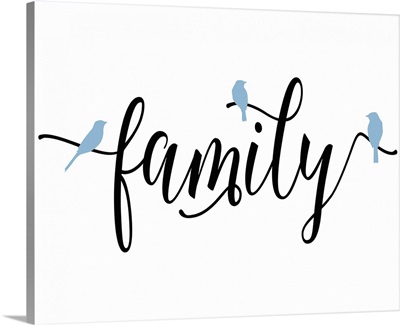 Family Blue Birds