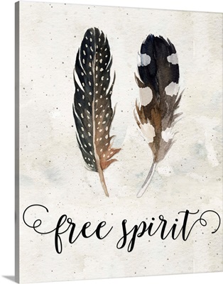 Free Spirit Watercolor Feathers