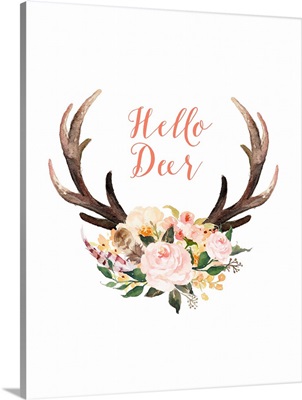 Hello Deer Floral
