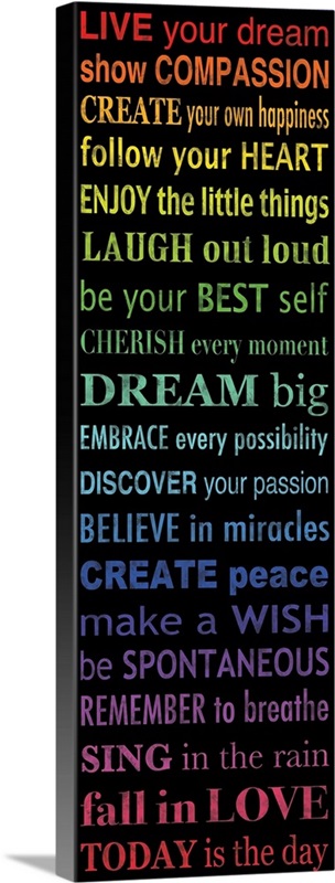 Live Your Dream Wall Art Canvas Prints Framed Prints Wall Peels Great Big Canvas 2151