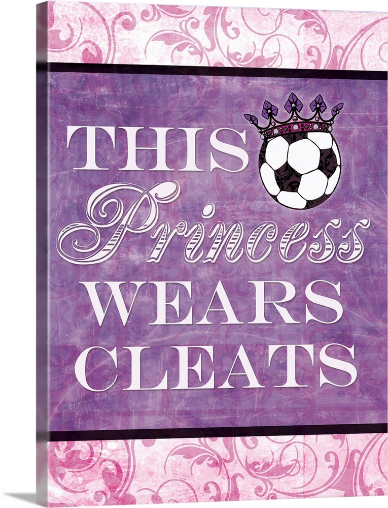 Princess wears cleats