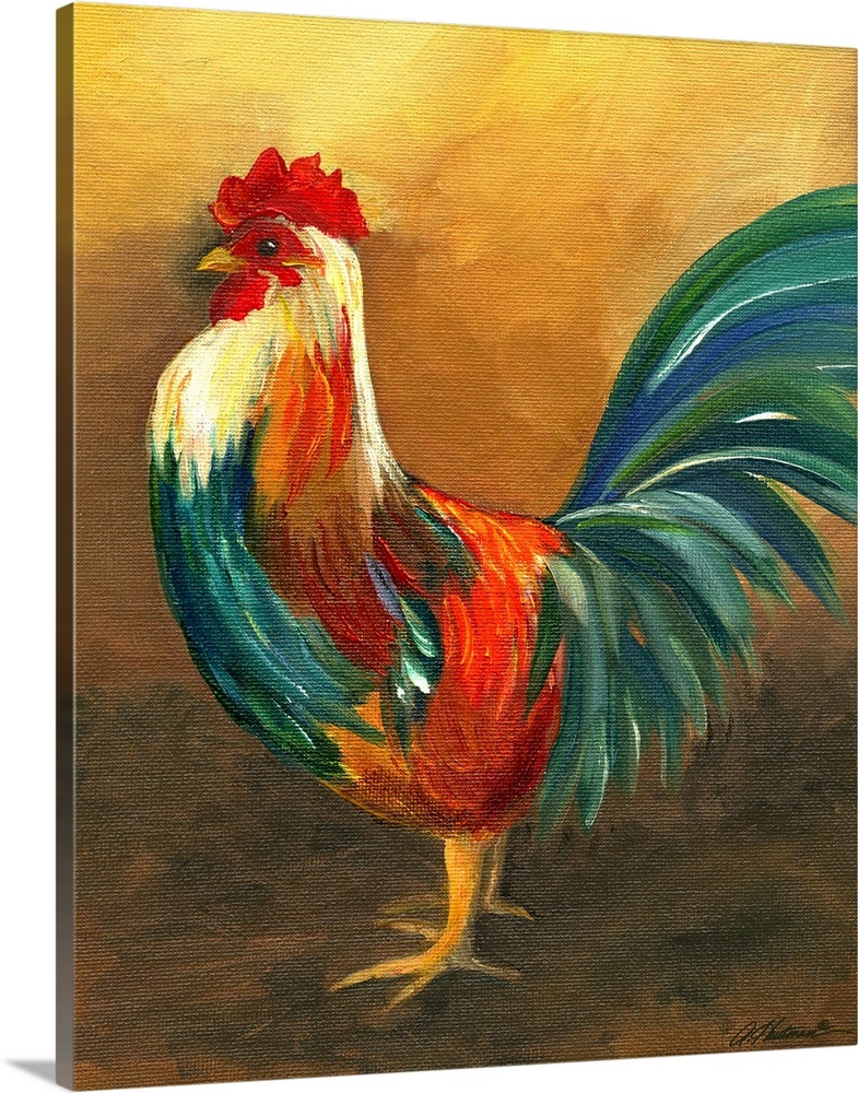 Proud Rooster Wall Art, Canvas Prints, Framed Prints, Wall Peels ...