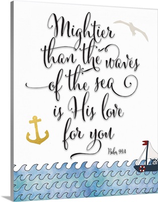Psalm 93:4 Mightier Than The Waves