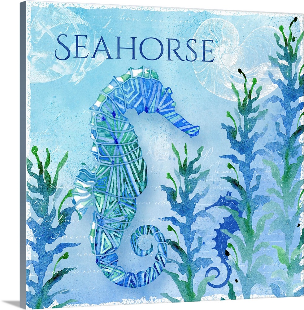 Sea Glass Seahorse