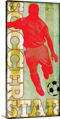 Soccer Star Graphic Art II