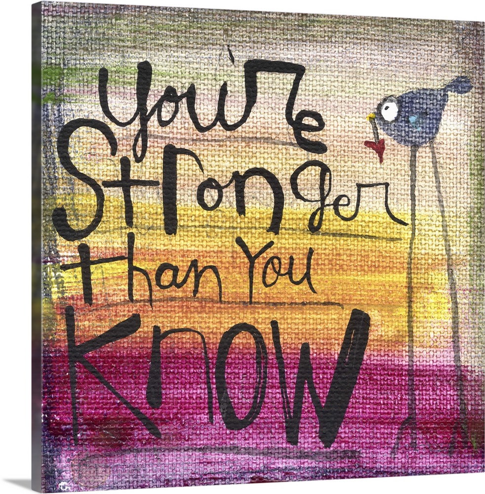 Wall Art Print | You are stronger than you know | Europosters