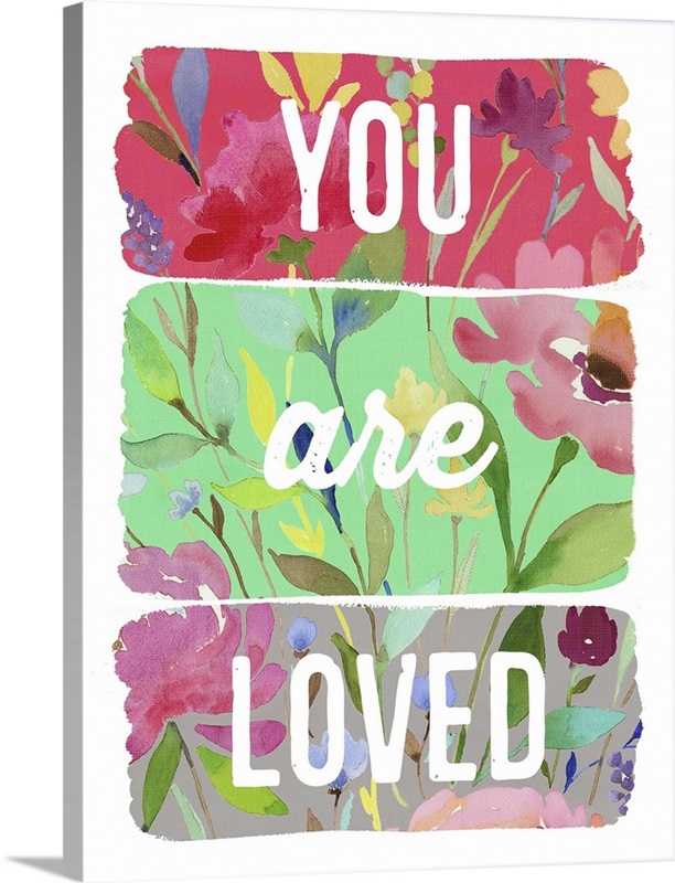 You are Loved planks | Great Big Canvas